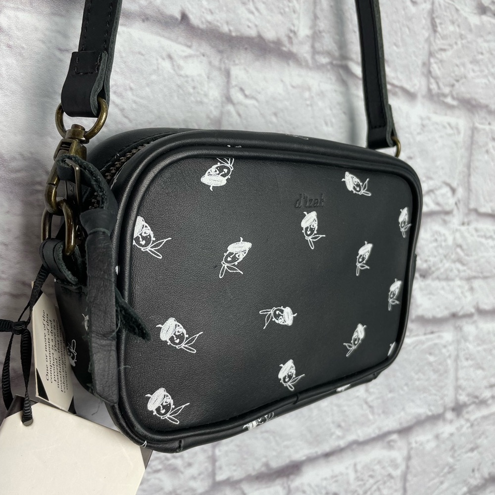 Izak Genuine Leather NWT Crossbody Paris Chic